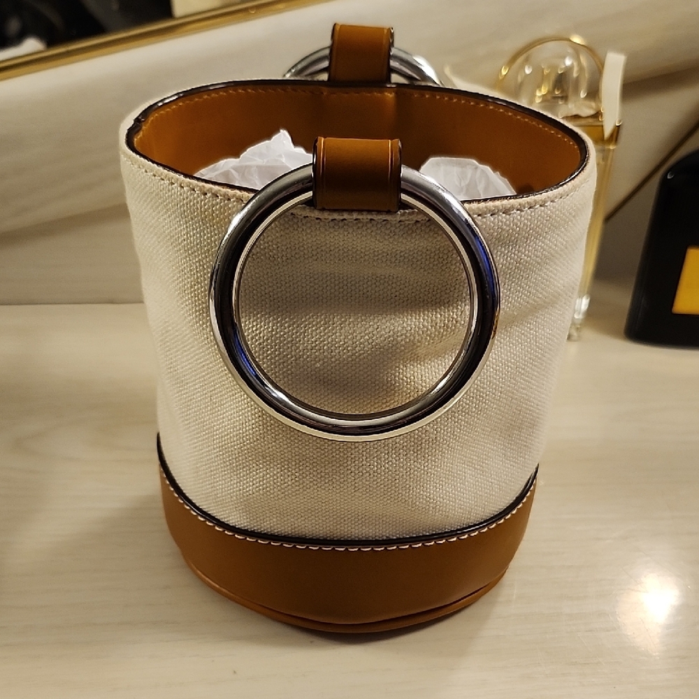 Mini Simon Miller Bonsai Canvas and Leather Bag